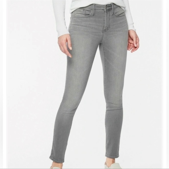 Athleta Sculptek Gray Skinny Jean size 8T - Picture 1 of 13